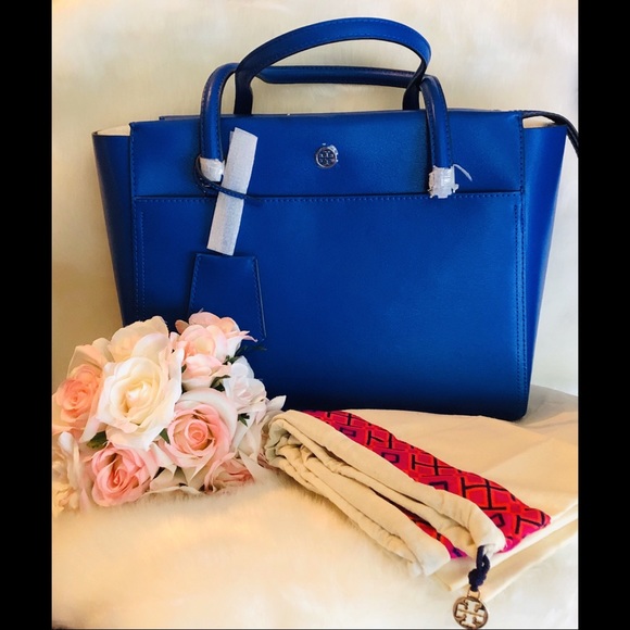 💙*SOLD*Tory Burch Small Parker Leather Tote 💙 - Picture 2 of 8